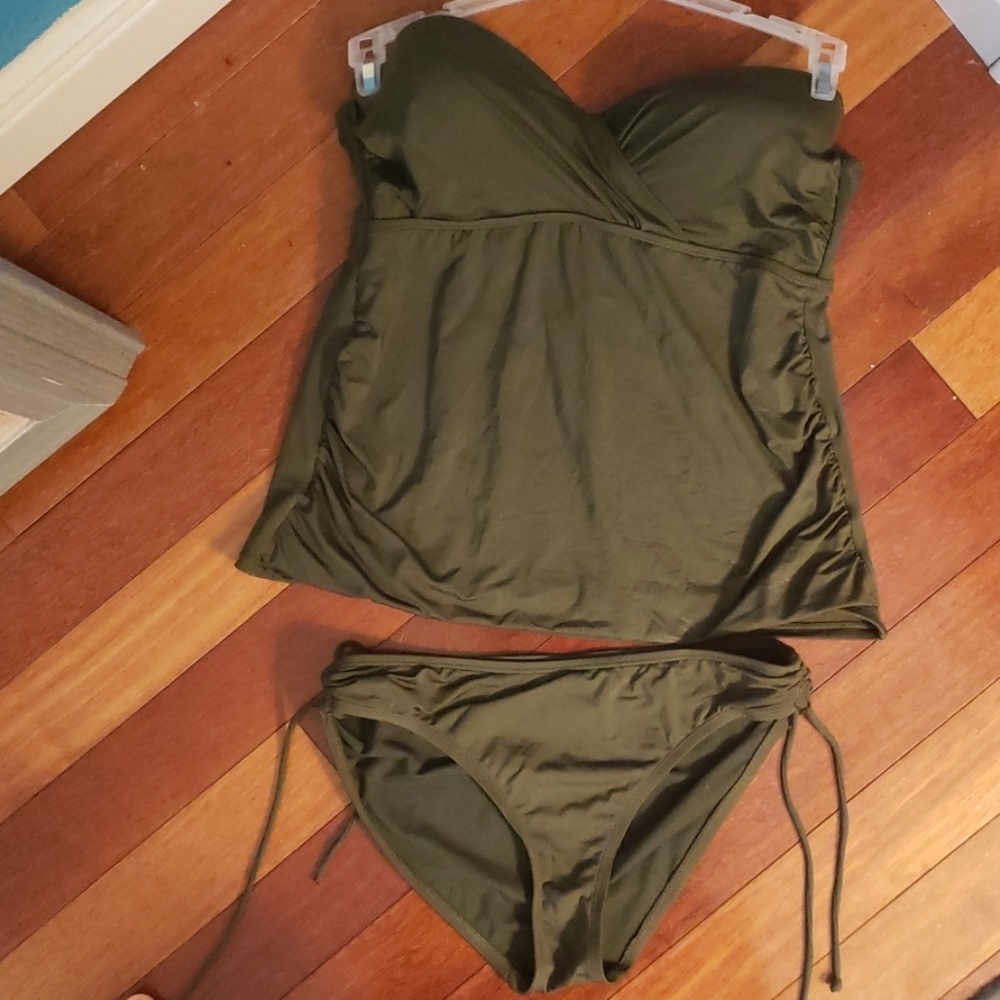 Bandeau  Tankini bathing suit.